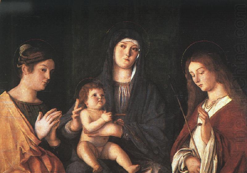 Giovanni Bellini The Virgin and the Child with Two Saints china oil painting image